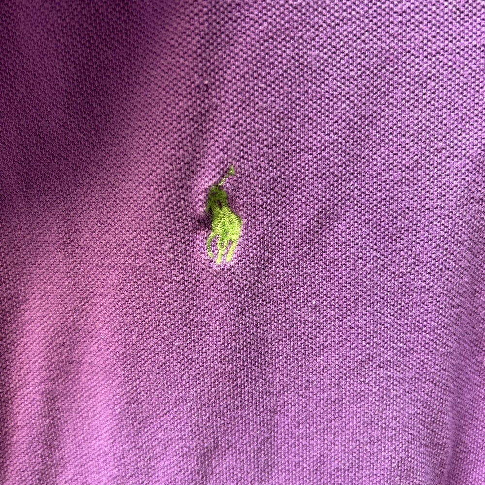 Ralph Lauren Vibrant Purple Polo Shirt - Picture 3 of 4